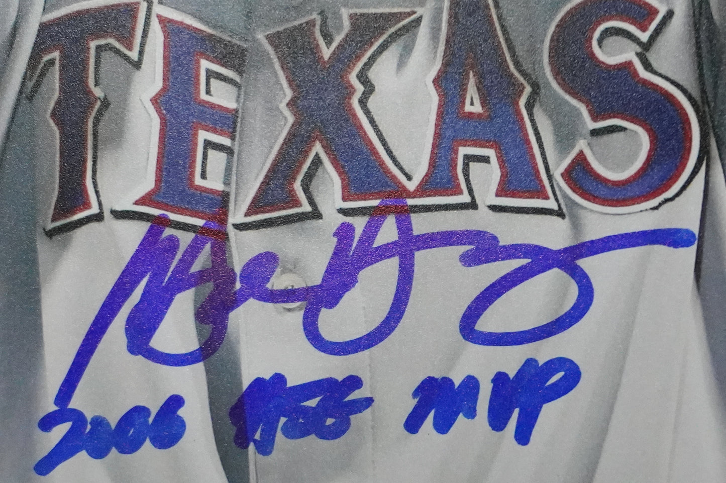 MICHAEL YOUNG SIGNED 8x10 PHOTO 2006 All-Star Game w/"2006 ASG MVP" BAS COA