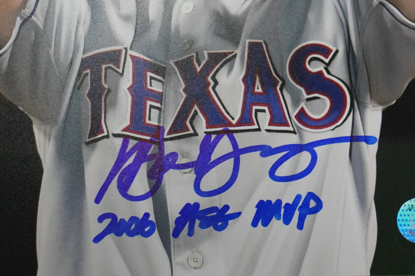 MICHAEL YOUNG SIGNED 8x10 PHOTO 2006 All-Star Game w/"2006 ASG MVP" BAS COA