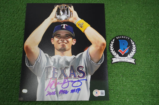 MICHAEL YOUNG SIGNED 8x10 PHOTO 2006 All-Star Game w/"2006 ASG MVP" BAS COA