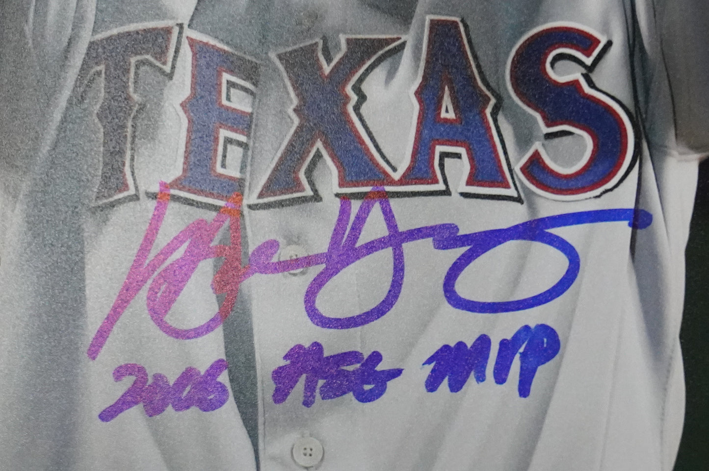 MICHAEL YOUNG SIGNED 8x10 PHOTO 2006 All-Star Game w/"2006 ASG MVP" BAS COA