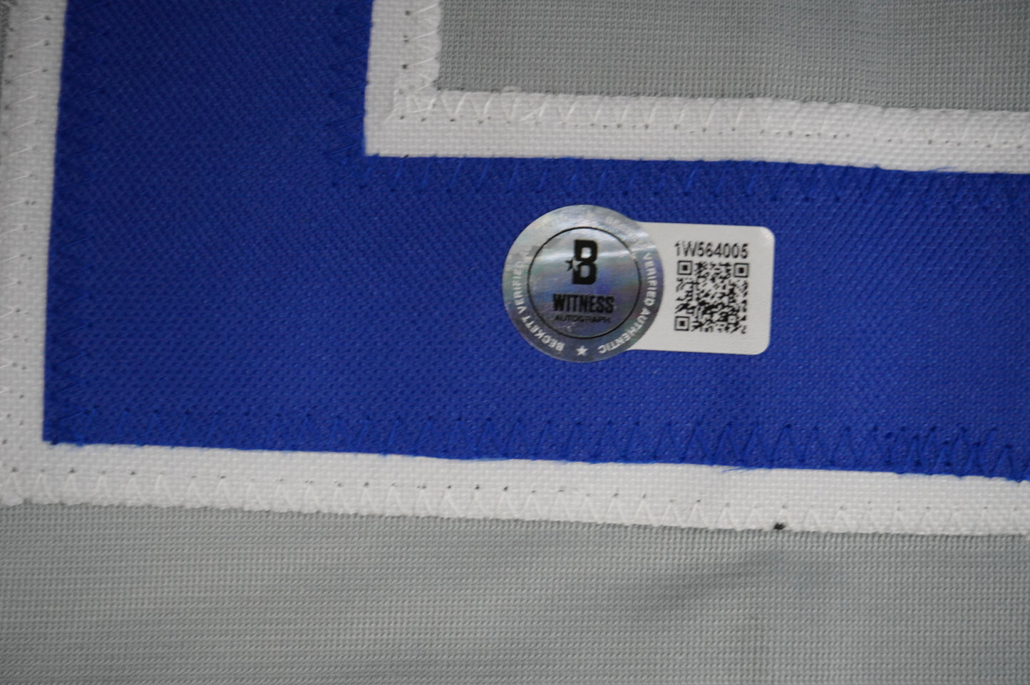 RUBEN SIERRA TEXAS RANGERS SIGNED ROAD JERSEY BAS COA