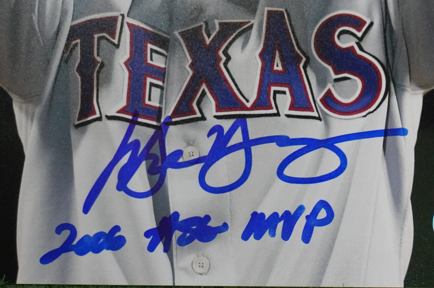 MICHAEL YOUNG SIGNED 8x10 PHOTO 2006 All-Star Game w/"2006 ASG MVP" BAS COA