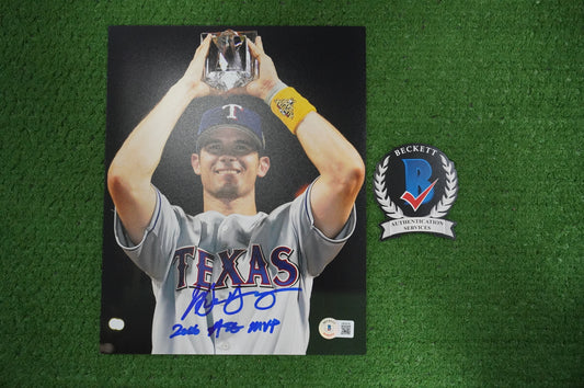 MICHAEL YOUNG SIGNED 8x10 PHOTO 2006 All-Star Game w/"2006 ASG MVP" BAS COA