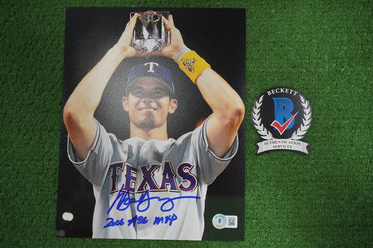 MICHAEL YOUNG SIGNED 8x10 PHOTO 2006 All-Star Game w/"2006 ASG MVP" BAS COA