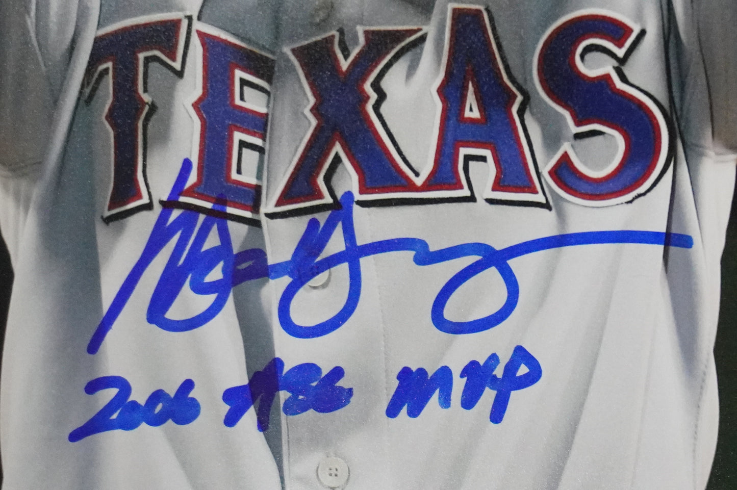 MICHAEL YOUNG SIGNED 8x10 PHOTO 2006 All-Star Game w/"2006 ASG MVP" BAS COA