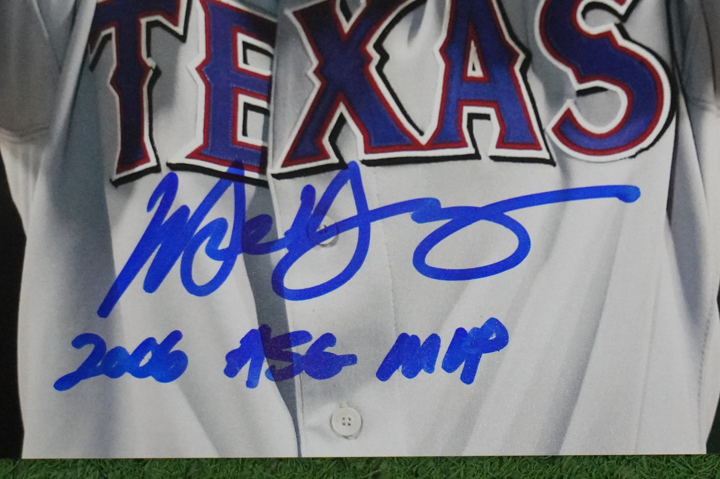 MICHAEL YOUNG SIGNED 8x10 PHOTO 2006 All-Star Game w/"2006 ASG MVP" BAS COA