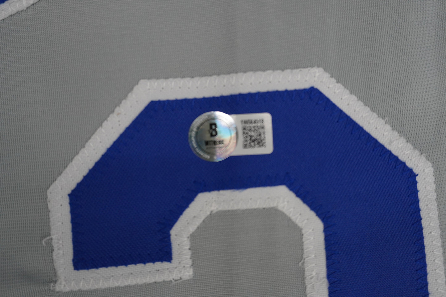 RUBEN SIERRA TEXAS RANGERS SIGNED ROAD JERSEY w/El Caballo BAS COA