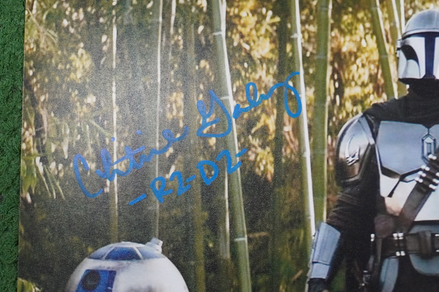 CHRISTINE GALEY SIGNED 8x10 Photo STAR WARS R2-D2 BAS COA