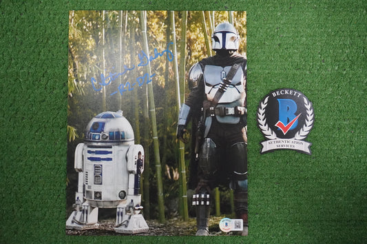CHRISTINE GALEY SIGNED 8x10 Photo STAR WARS R2-D2 BAS COA