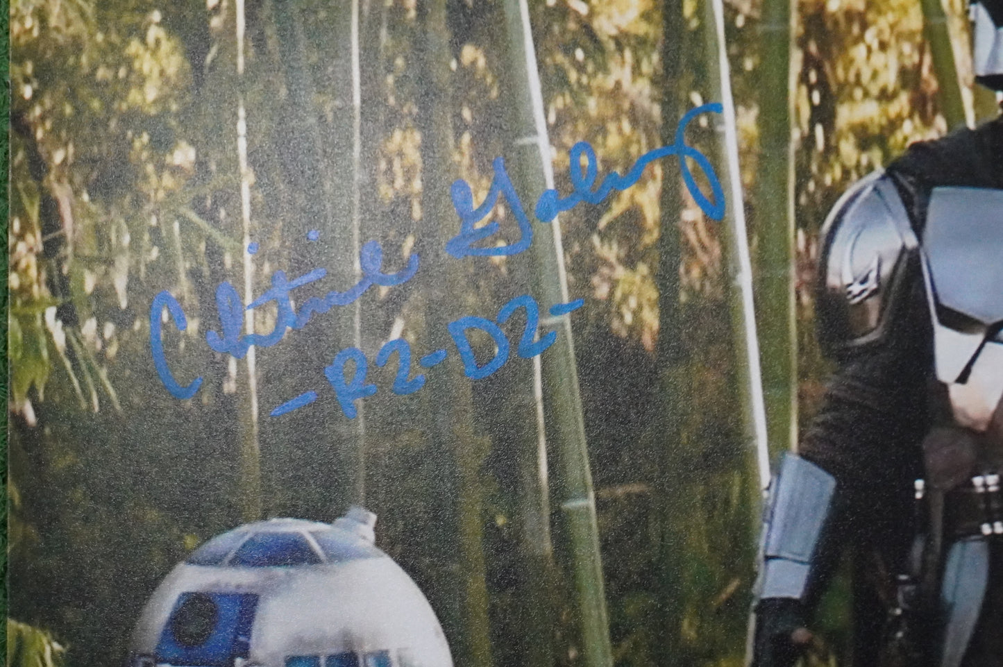 CHRISTINE GALEY SIGNED 8x10 Photo STAR WARS R2-D2 BAS COA