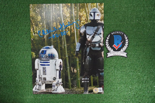 CHRISTINE GALEY SIGNED 8x10 Photo STAR WARS R2-D2 BAS COA