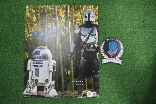 CHRISTINE GALEY SIGNED 8x10 Photo STAR WARS R2-D2 BAS COA