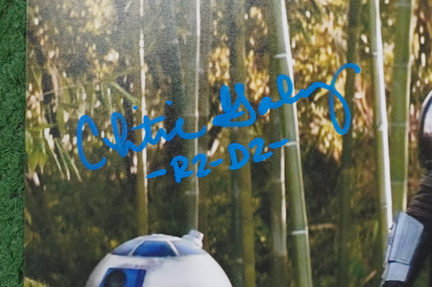 CHRISTINE GALEY SIGNED 8x10 Photo STAR WARS R2-D2 BAS COA