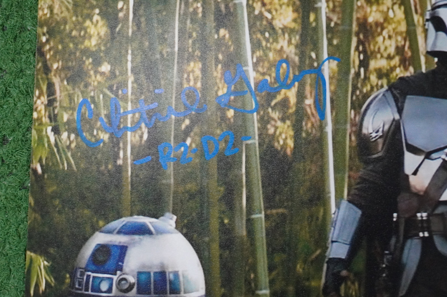 CHRISTINE GALEY SIGNED 8x10 Photo STAR WARS R2-D2 BAS COA