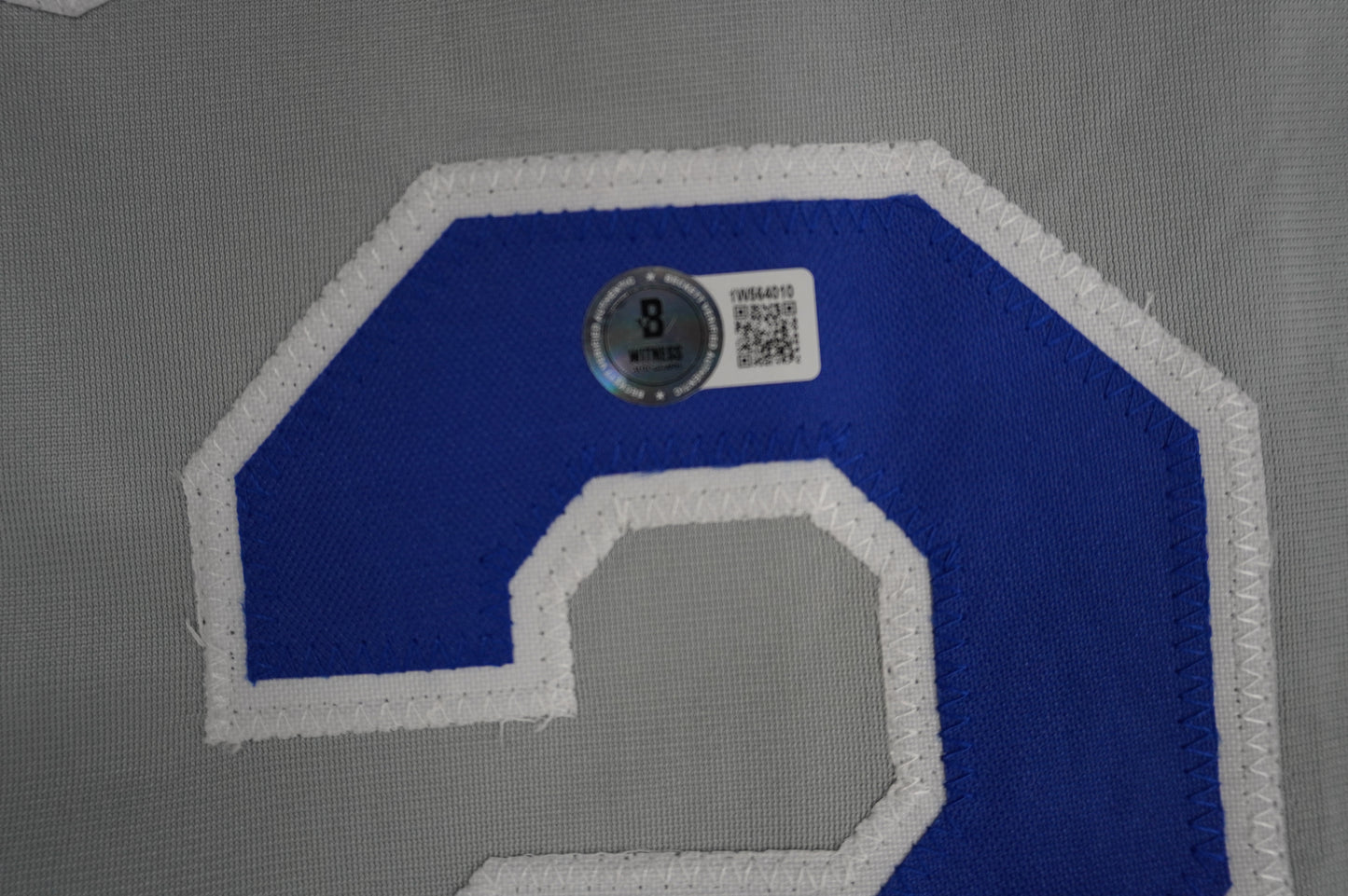 RUBEN SIERRA TEXAS RANGERS SIGNED ROAD JERSEY w/El Caballo BAS COA