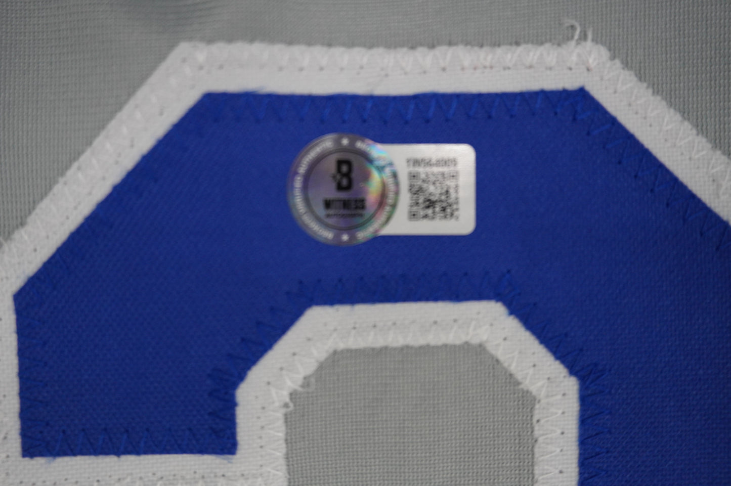 RUBEN SIERRA TEXAS RANGERS SIGNED ROAD JERSEY w/El Caballo BAS COA