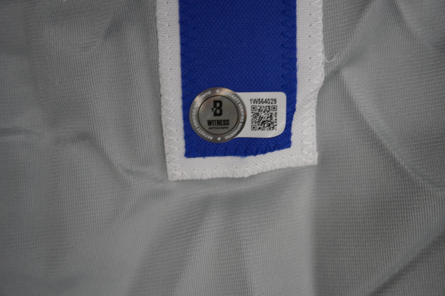 JULIO FRANCO TEXAS RANGERS SIGNED ROAD JERSEY BAS COA