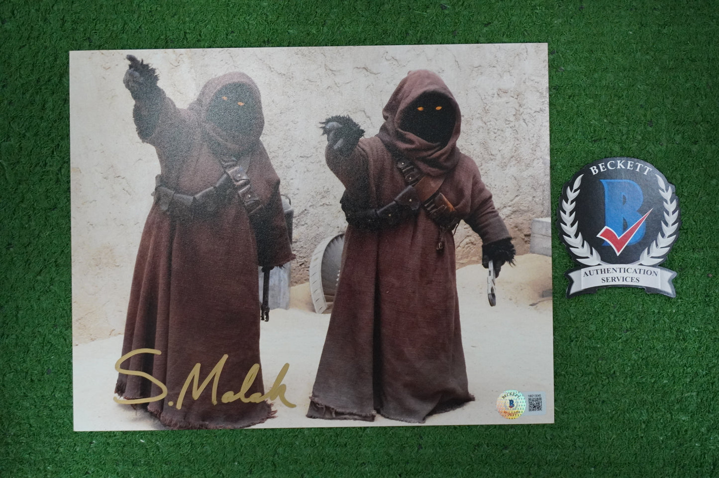 SUSANNA MALEK SIGNED 8x10 PHOTO JAWA in The Mandalorian BAS COA