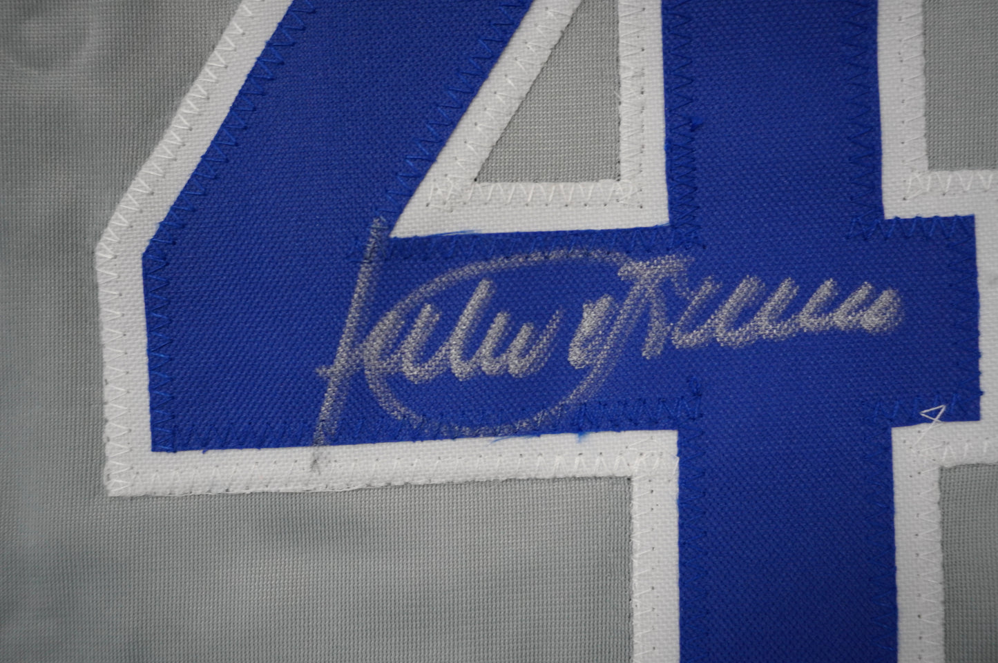 JULIO FRANCO TEXAS RANGERS SIGNED ROAD JERSEY BAS COA