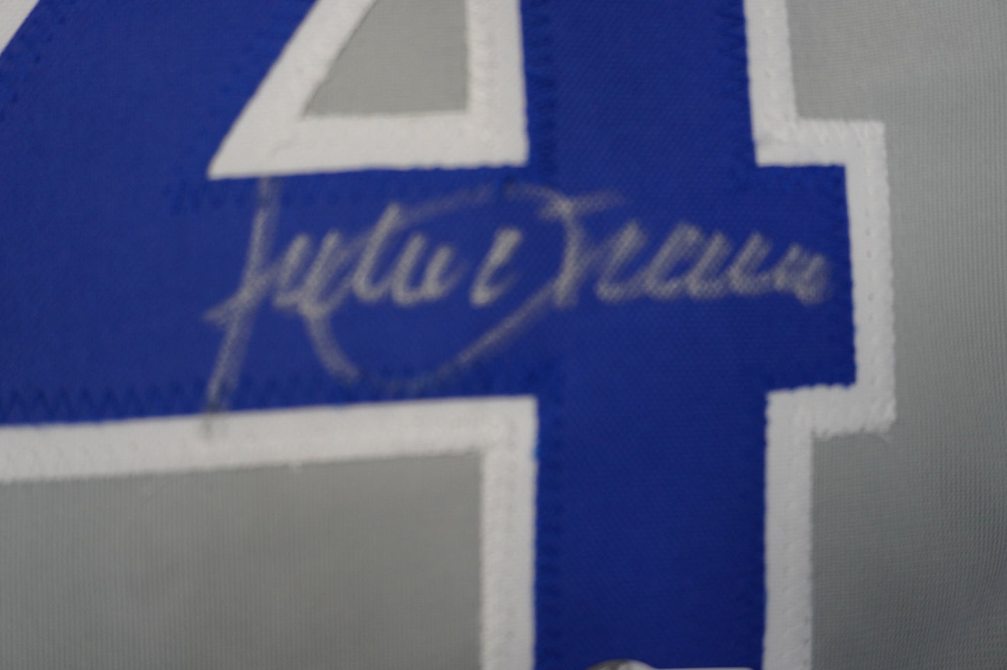 JULIO FRANCO TEXAS RANGERS SIGNED ROAD JERSEY BAS COA