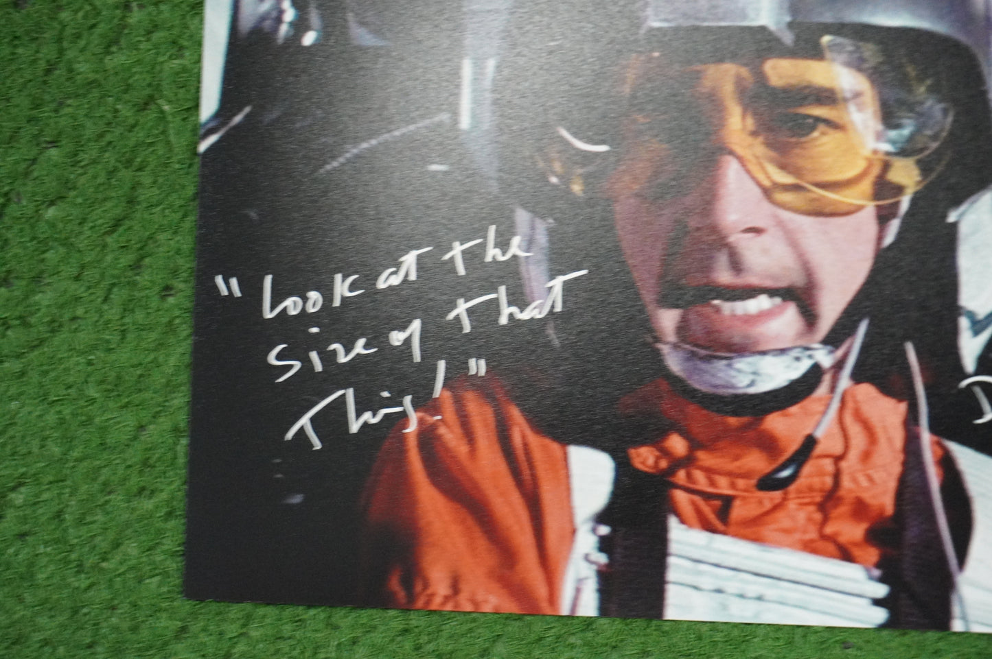DAVID ANKRUM SIGNED 8x10 PHOTO STAR WARS Voice of Wedge w/Inscriptions BAS COA