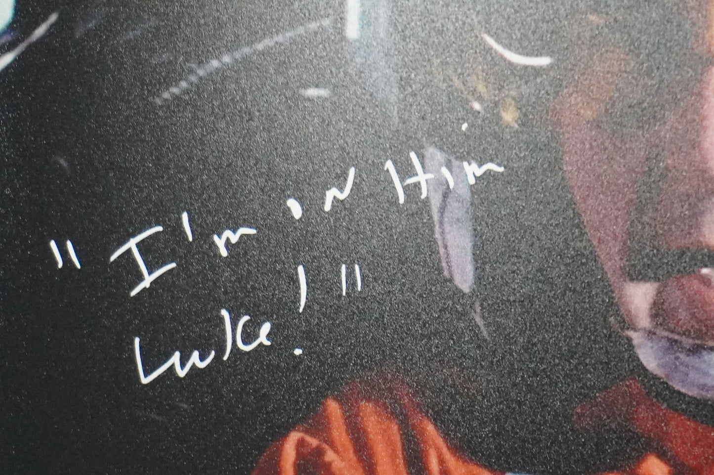 DAVID ANKRUM SIGNED 8x10 PHOTO STAR WARS Voice of Wedge w/Inscriptions BAS COA