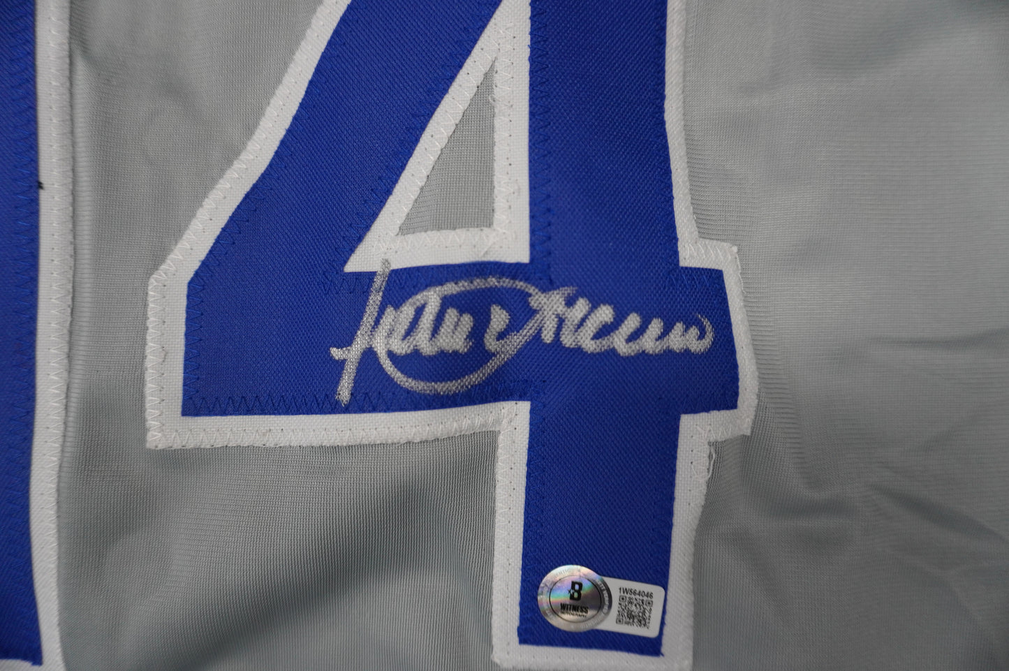 JULIO FRANCO TEXAS RANGERS SIGNED ROAD JERSEY BAS COA