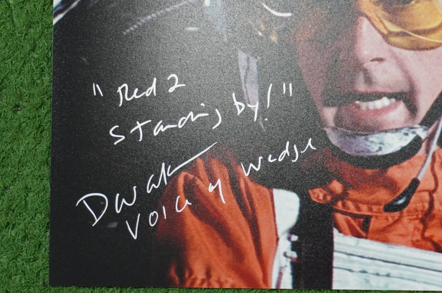 DAVID ANKRUM SIGNED 8x10 PHOTO STAR WARS Voice of Wedge w/Inscriptions BAS COA