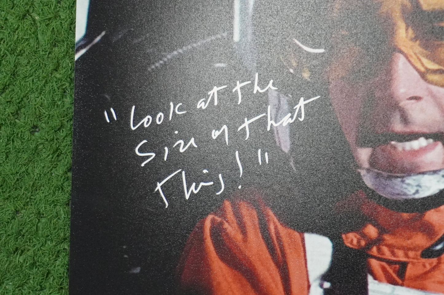 DAVID ANKRUM SIGNED 8x10 PHOTO STAR WARS Voice of Wedge w/Inscriptions BAS COA