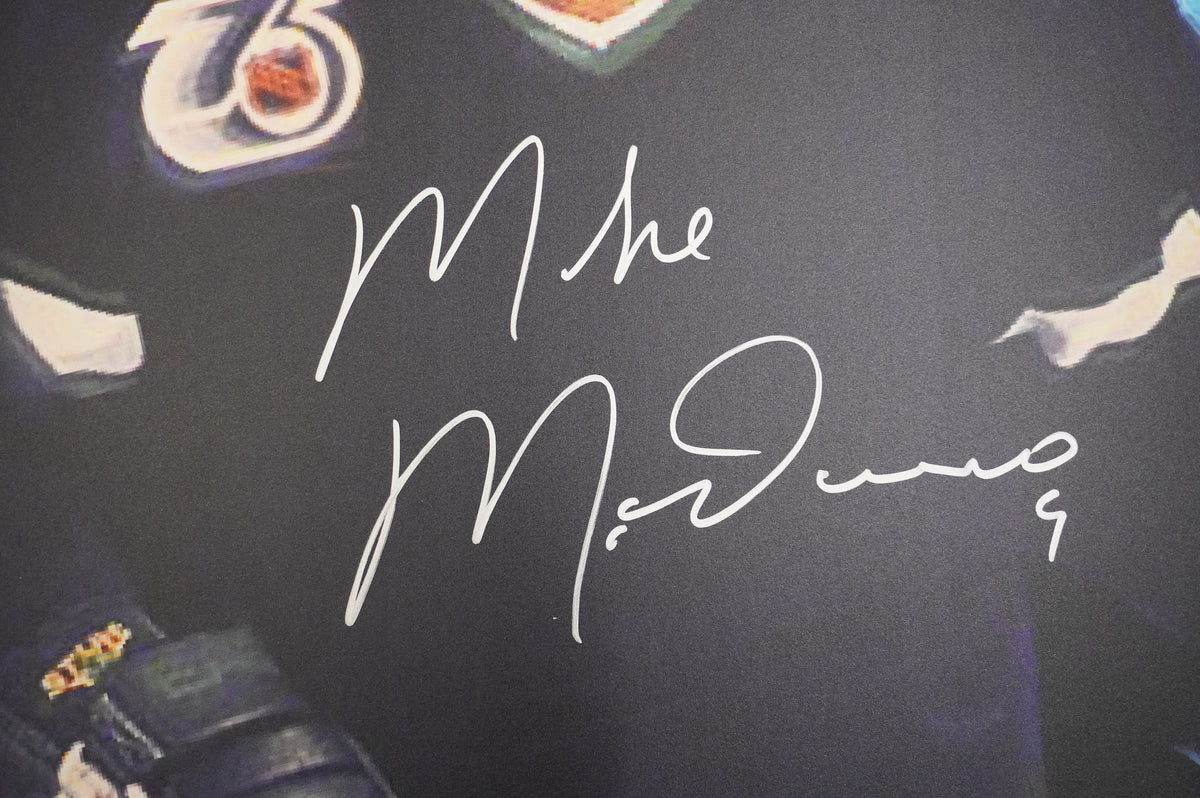 MIKE MODANO DALLAS STARS SIGNED 24x36 Dallas Card Show MINNESOTA FOAM BOARD BAS