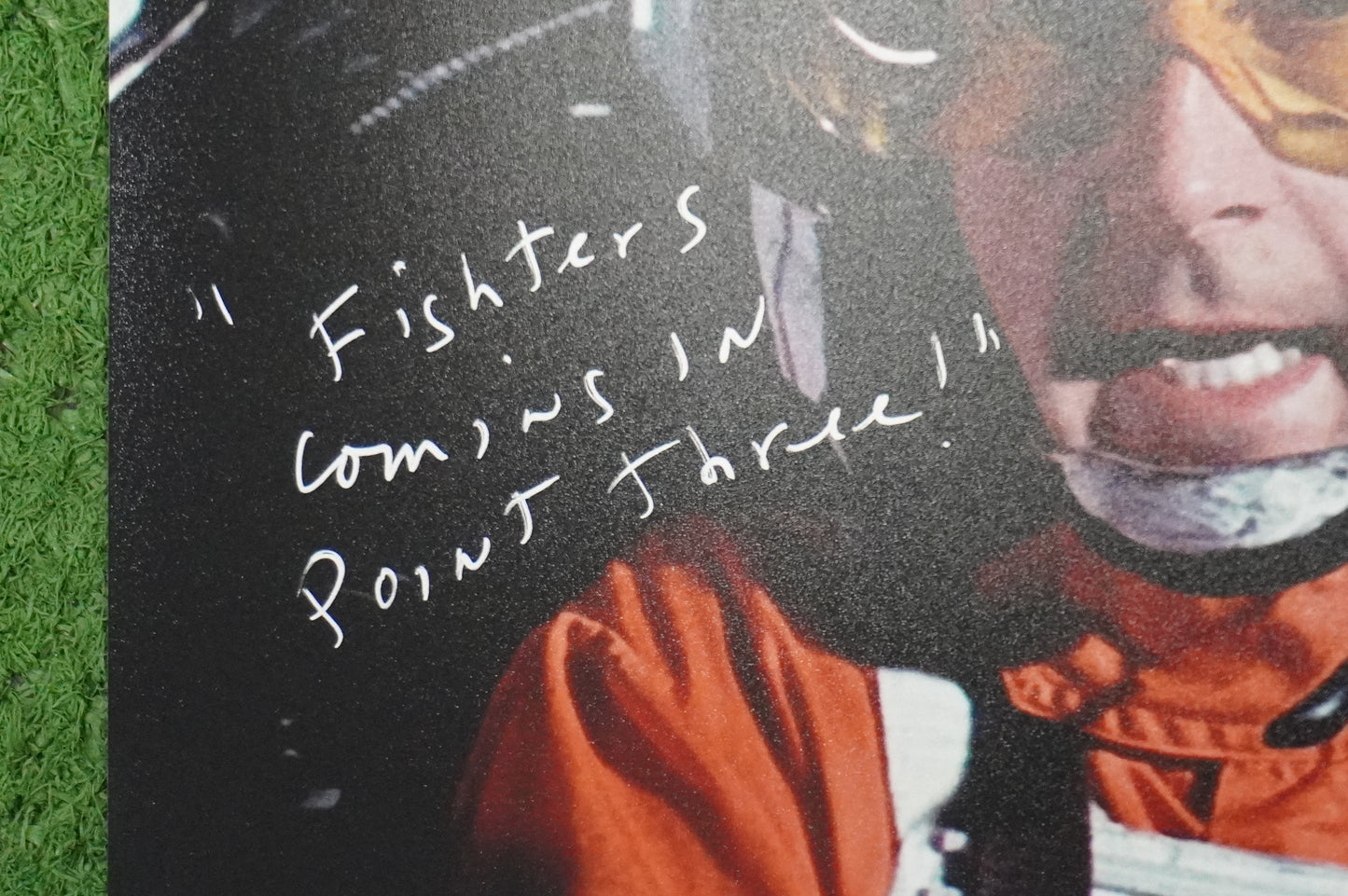 DAVID ANKRUM SIGNED 8x10 PHOTO STAR WARS Voice of Wedge w/Inscriptions BAS COA