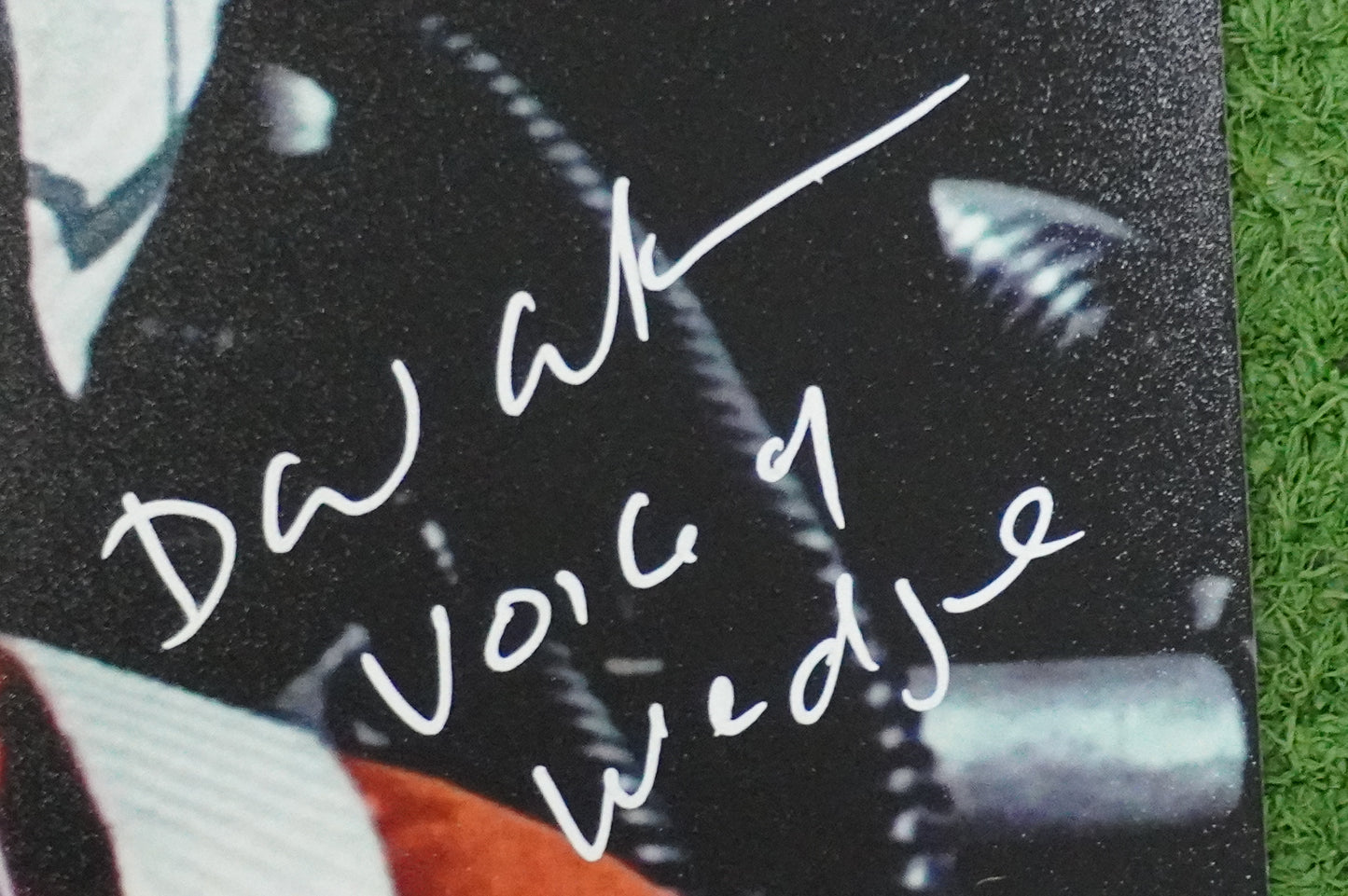 DAVID ANKRUM SIGNED 8x10 PHOTO STAR WARS Voice of Wedge w/Inscriptions BAS COA