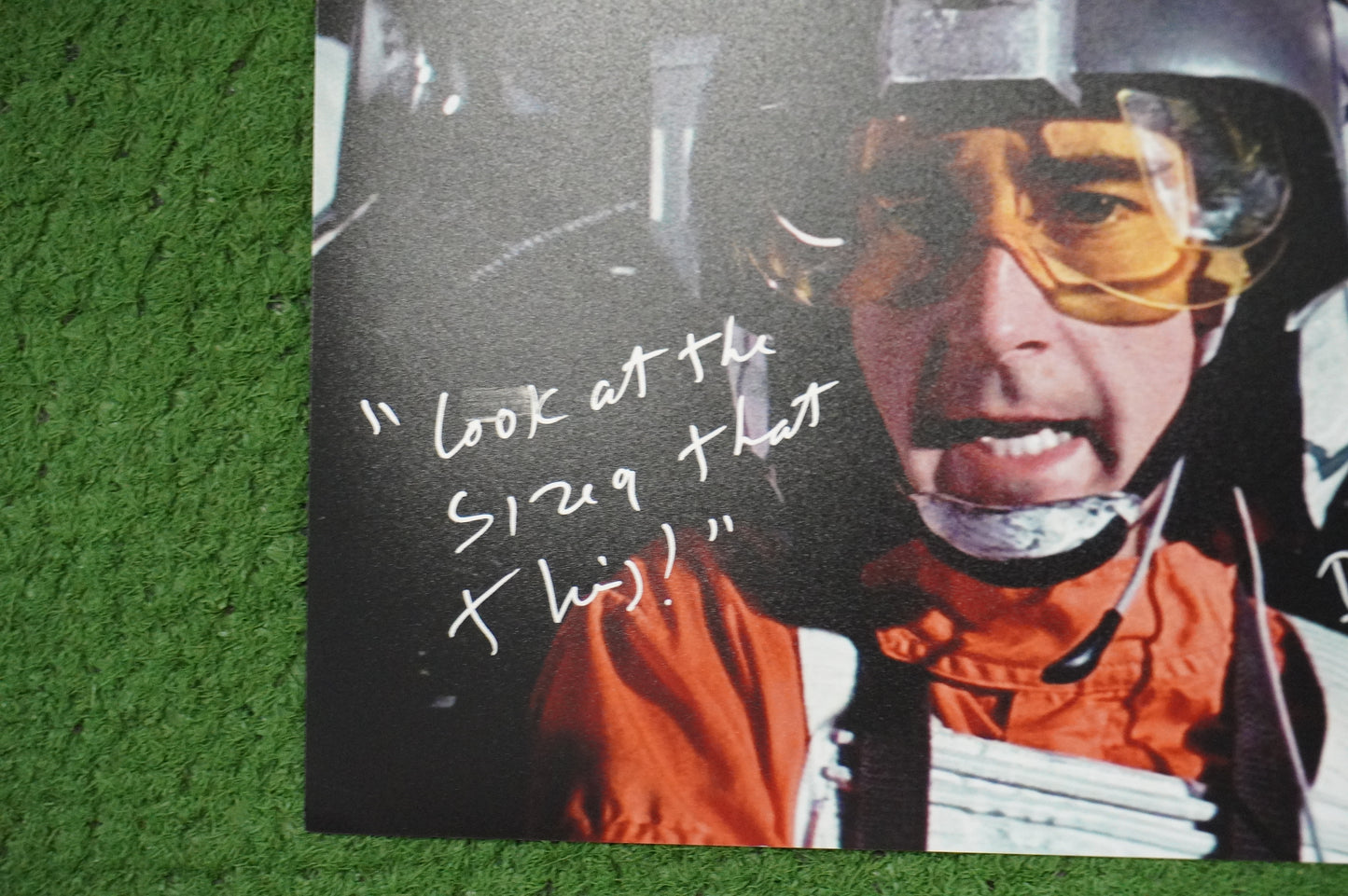 DAVID ANKRUM SIGNED 8x10 PHOTO STAR WARS Voice of Wedge w/Inscriptions BAS COA