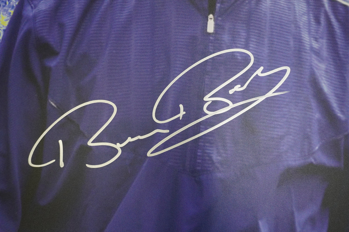 BRUCE BOCHY TEXAS RANGERS SIGNED 24x36 Dallas Card Show FOAM BOARD BAS