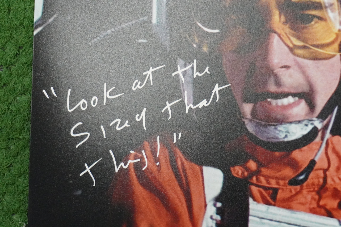 DAVID ANKRUM SIGNED 8x10 PHOTO STAR WARS Voice of Wedge w/Inscriptions BAS COA