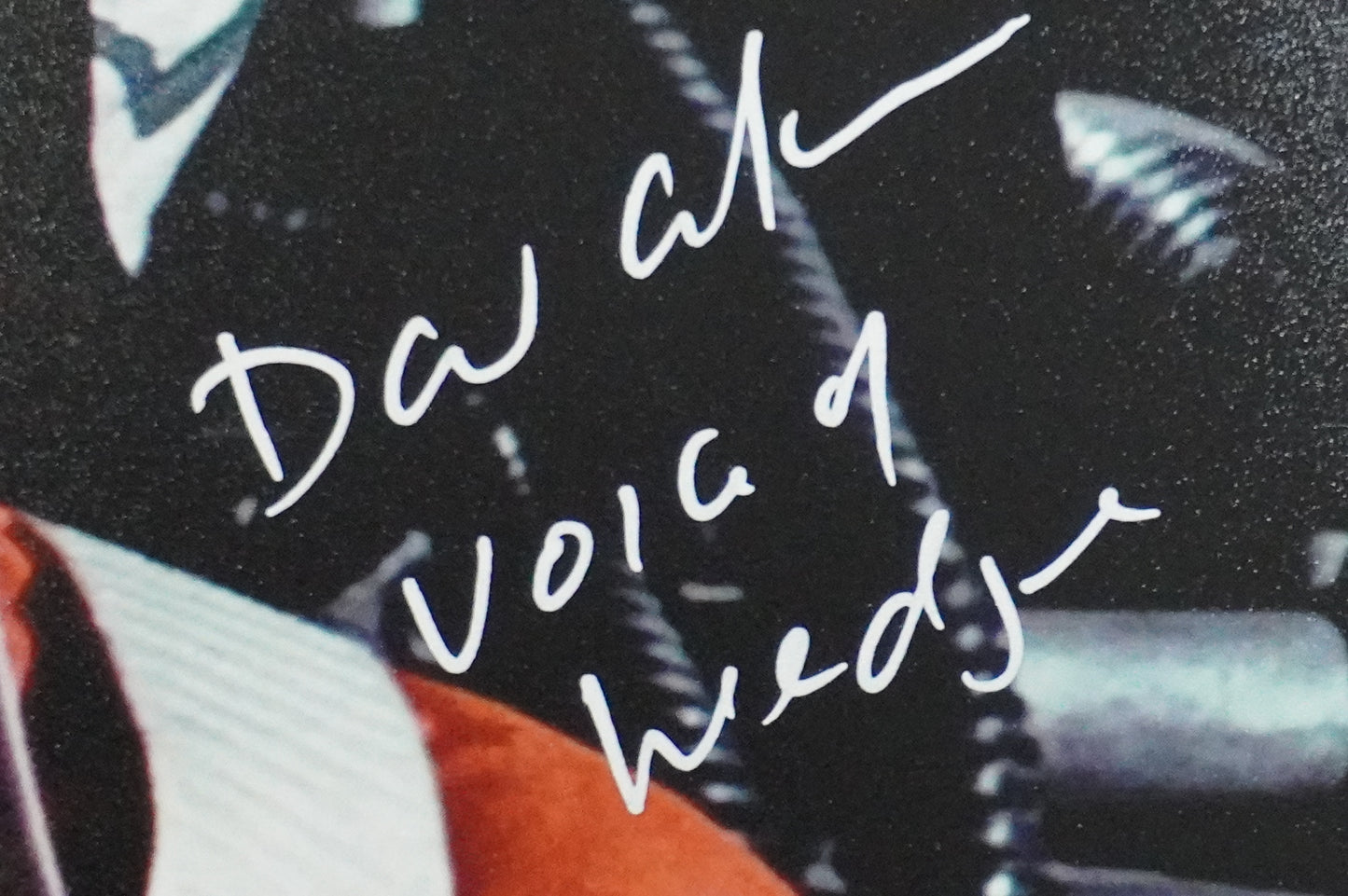 DAVID ANKRUM SIGNED 8x10 PHOTO STAR WARS Voice of Wedge w/Inscriptions BAS COA