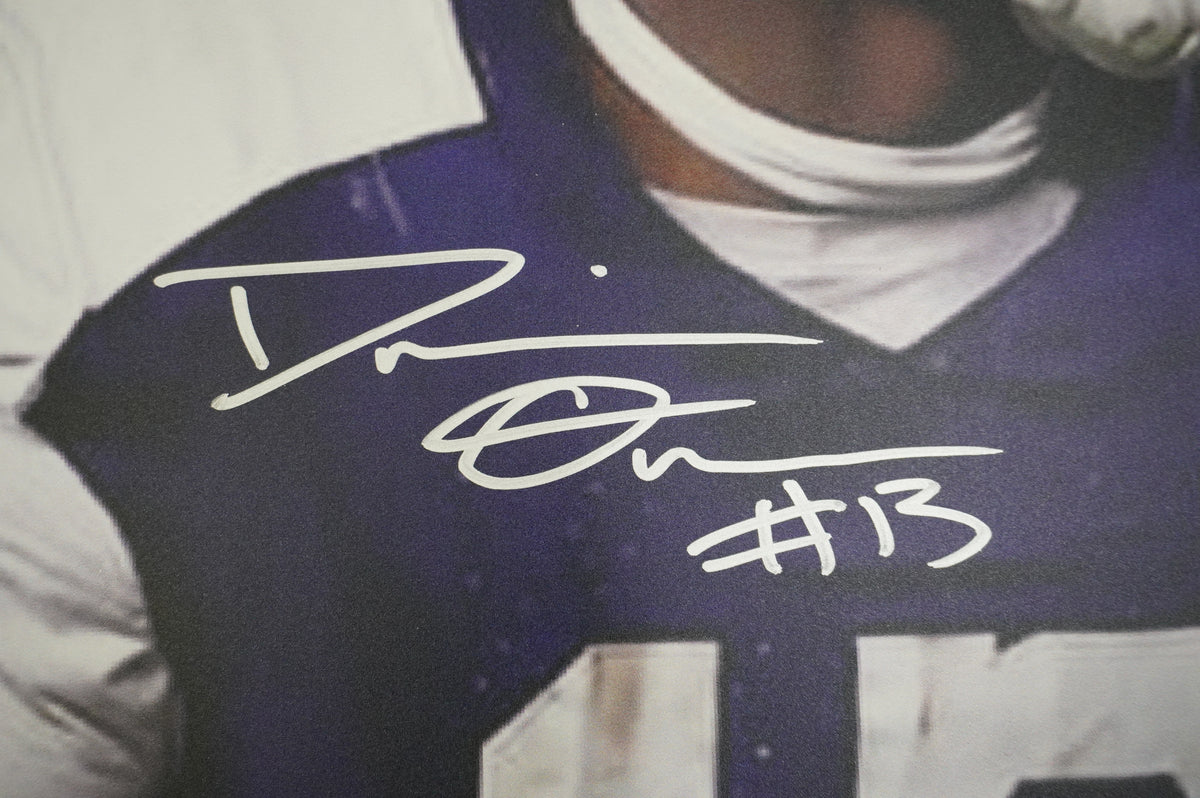 DeMARVION OVERSHOWN DALLAS COWBOYS SIGNED 24x36 Dallas Card Show FOAM BOARD BAS
