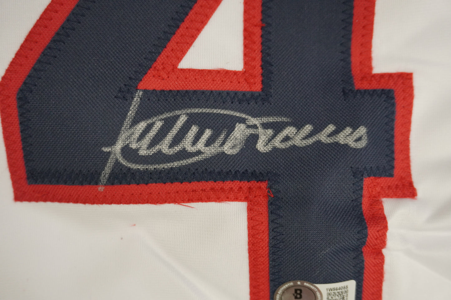 JULIO FRANCO CLEVELAND INDIANS SIGNED JERSEY BAS COA