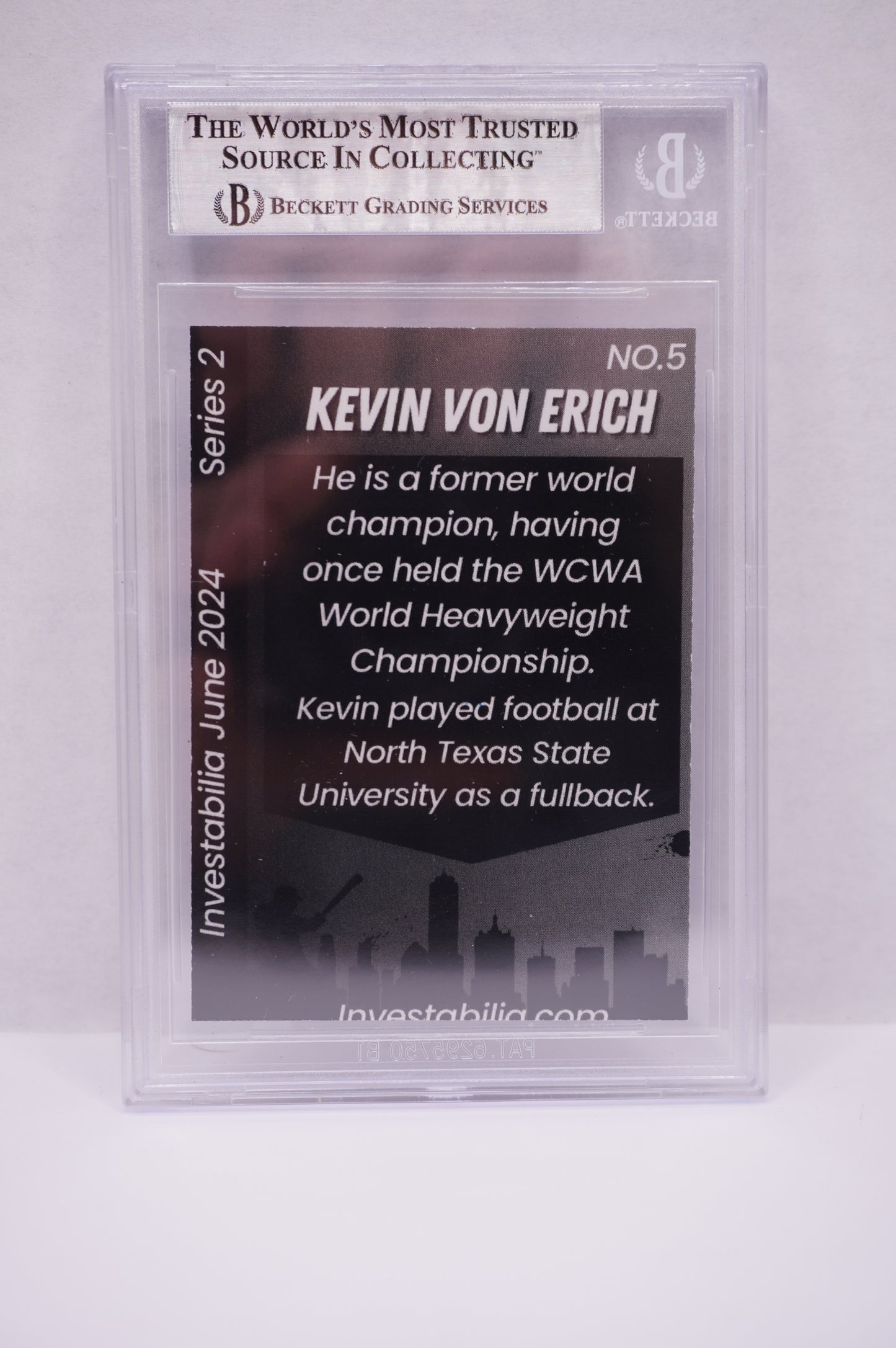 2024 JUNE INVESTABILIA SERIES 2 KEVIN VON ERICH #5 BGS AUTH. AUTO