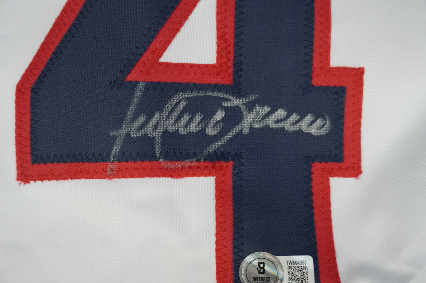 JULIO FRANCO CLEVELAND INDIANS SIGNED JERSEY BAS COA