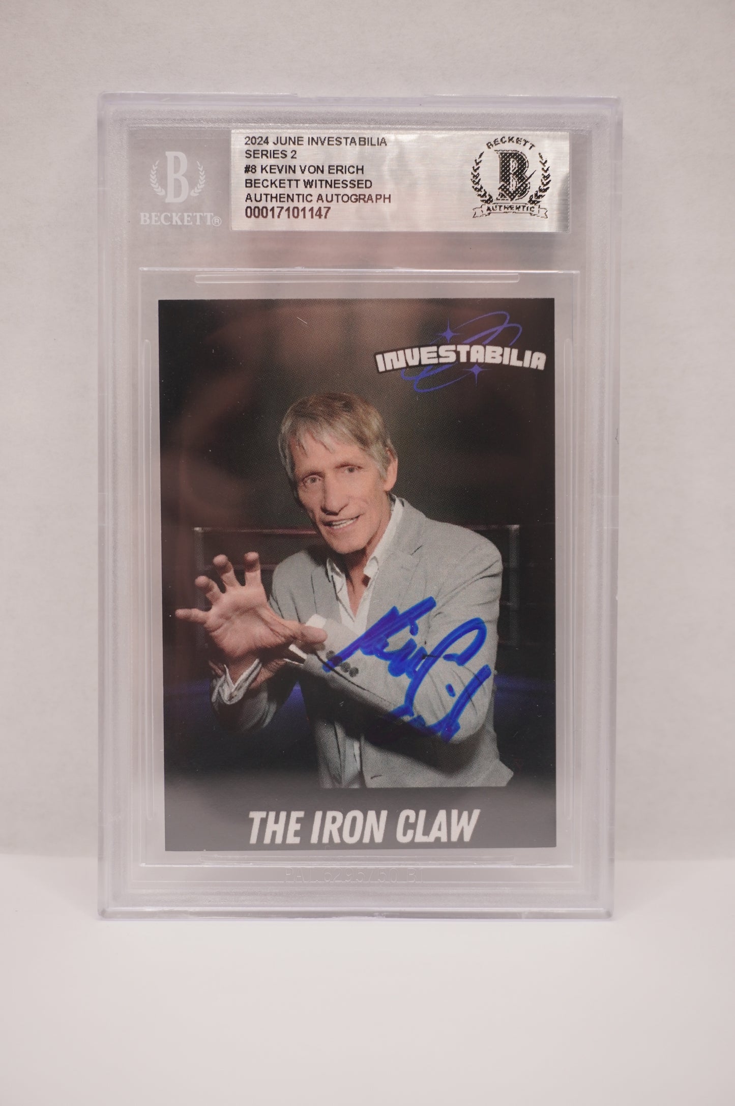 2024 JUNE INVESTABILIA SERIES 2 KEVIN VON ERICH #8 BGS AUTH. AUTO