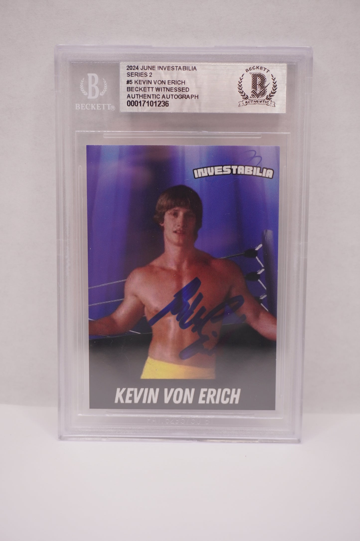 2024 JUNE INVESTABILIA SERIES 2 KEVIN VON ERICH #5 BGS AUTH. AUTO