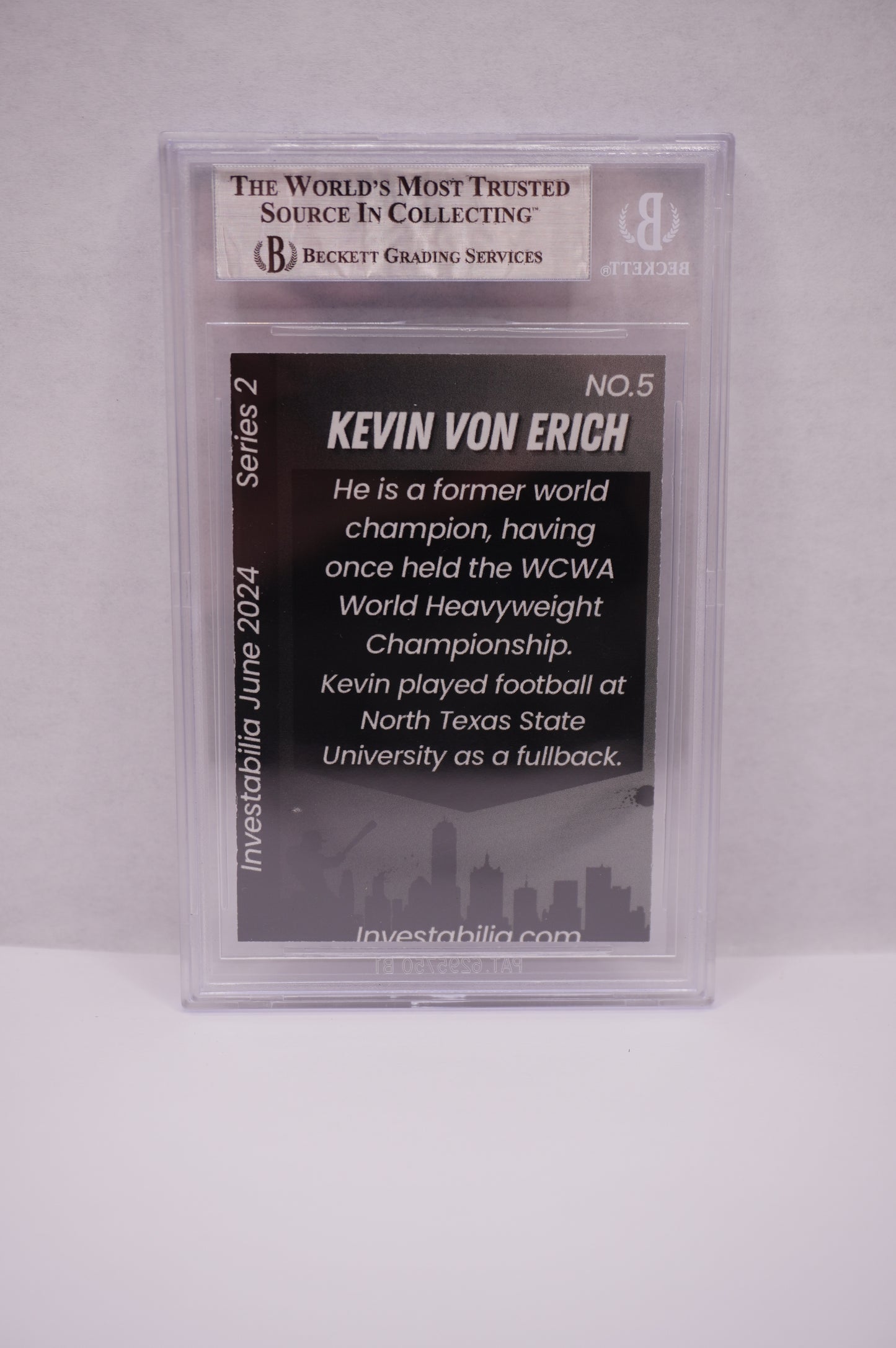2024 JUNE INVESTABILIA SERIES 2 KEVIN VON ERICH #5 BGS AUTH. AUTO