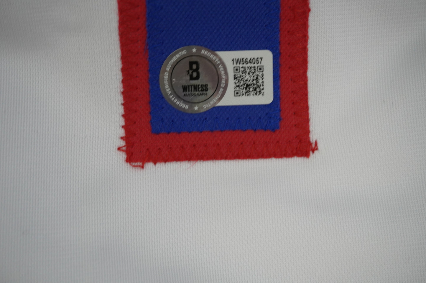 JULIO FRANCO TEXAS RANGERS WHITE SIGNED JERSEY BAS COA