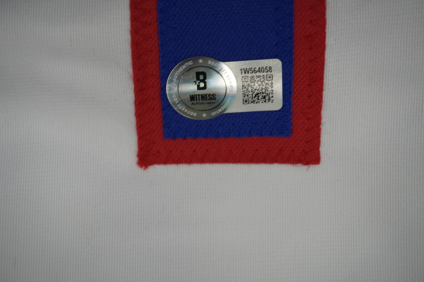 JULIO FRANCO TEXAS RANGERS WHITE SIGNED JERSEY BAS COA