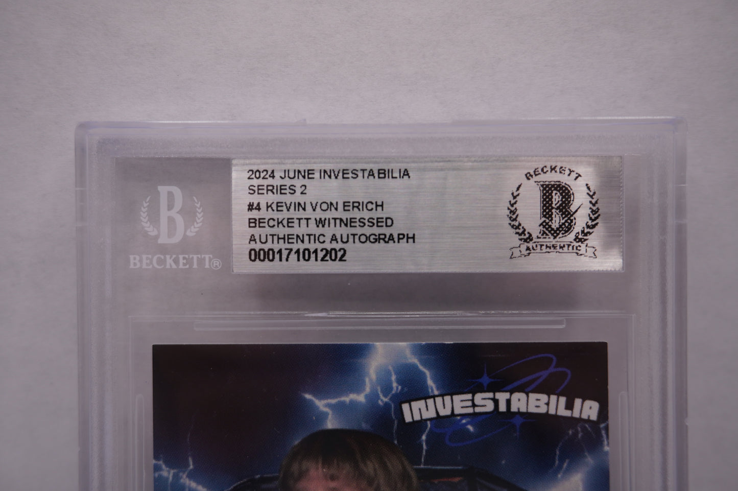 2024 JUNE INVESTABILIA SERIES 2 KEVIN VON ERICH #4 BGS AUTH. AUTO