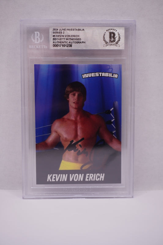 2024 JUNE INVESTABILIA SERIES 2 KEVIN VON ERICH #5 BGS AUTH. AUTO