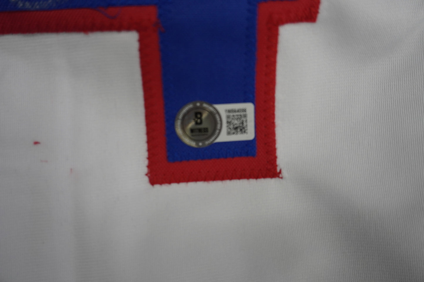 JULIO FRANCO TEXAS RANGERS WHITE SIGNED JERSEY BAS COA