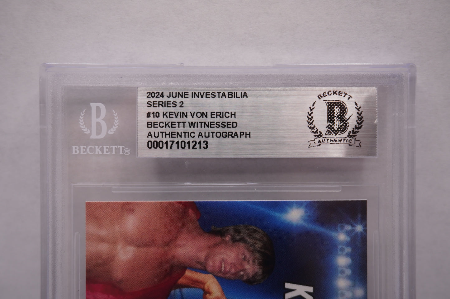 2024 JUNE INVESTABILIA SERIES 2 KEVIN VON ERICH #10 BGS AUTH. AUTO