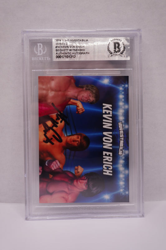 2024 JUNE INVESTABILIA SERIES 2 KEVIN VON ERICH #10 BGS AUTH. AUTO